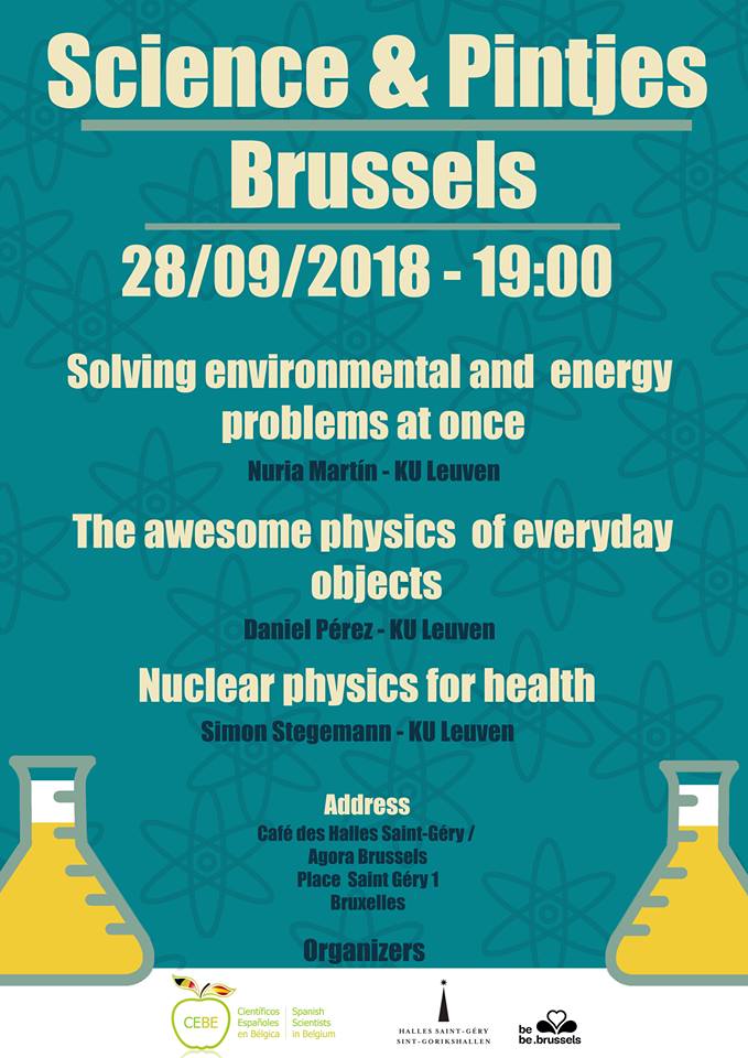Science and Pintjes: Bruselas - 28 Septiembre 2018