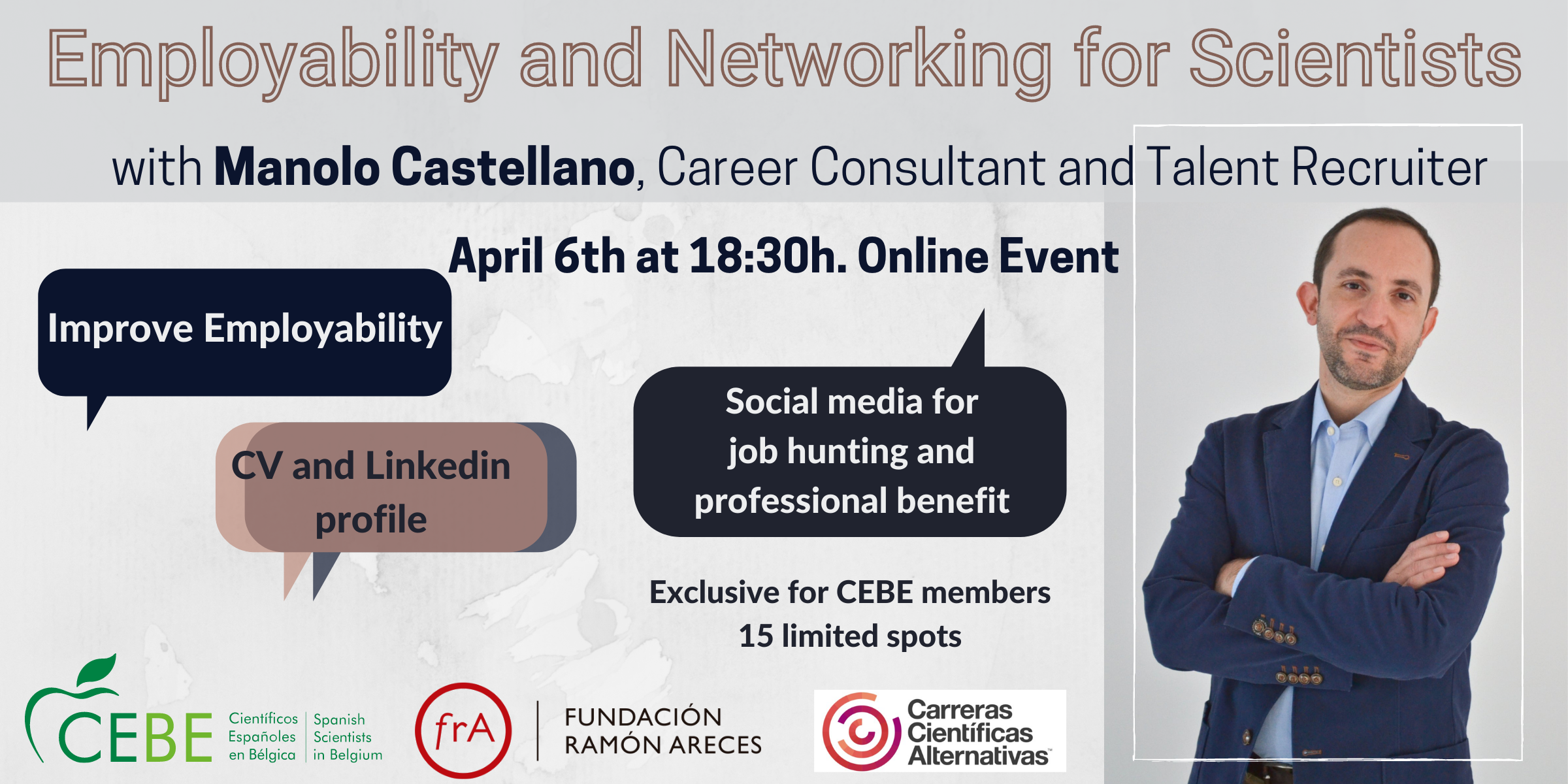 Empleabilidad y networking para investigadores
