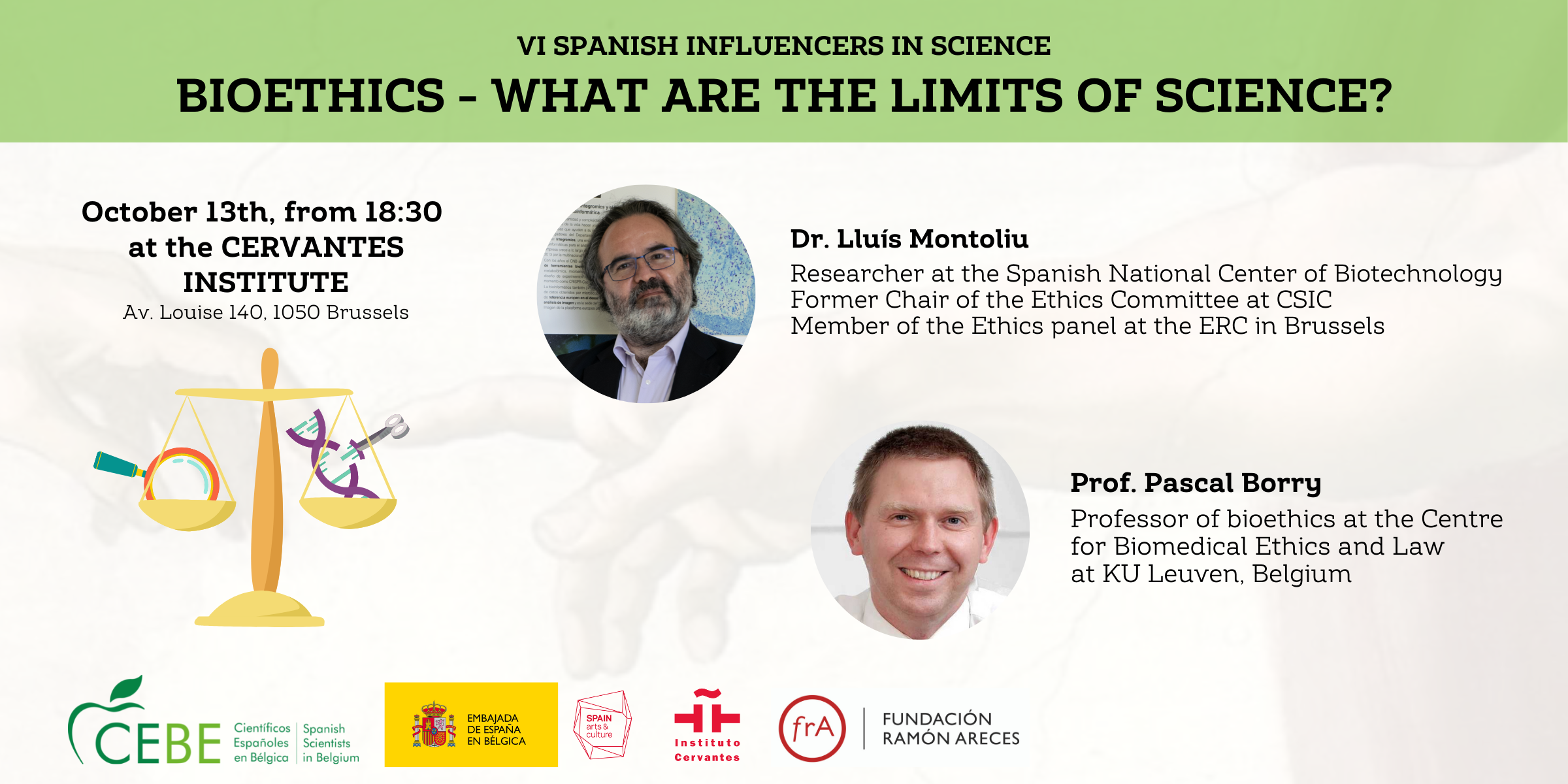 Bioethics with Luis Montoliu - VI Spanish influencers in science