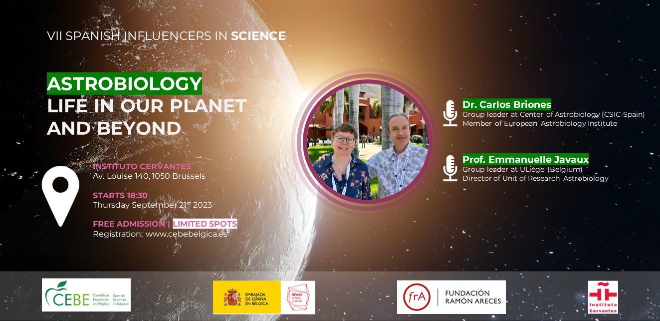 VII Spanish influencers in science - Astrobiology